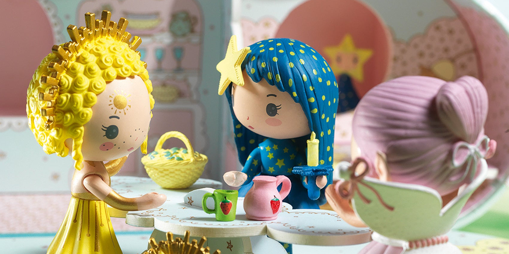 Tinyly sunny and mia cloud house with luz and elfe