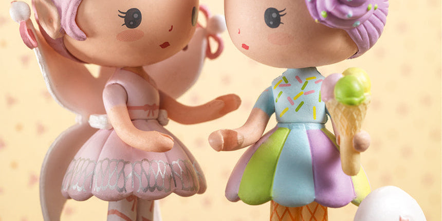 Tinyly figurines elfe and bolero and tutti & frutti