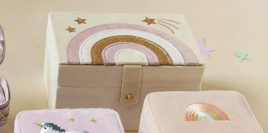 A collection of jewellery boxes for girls jewellery