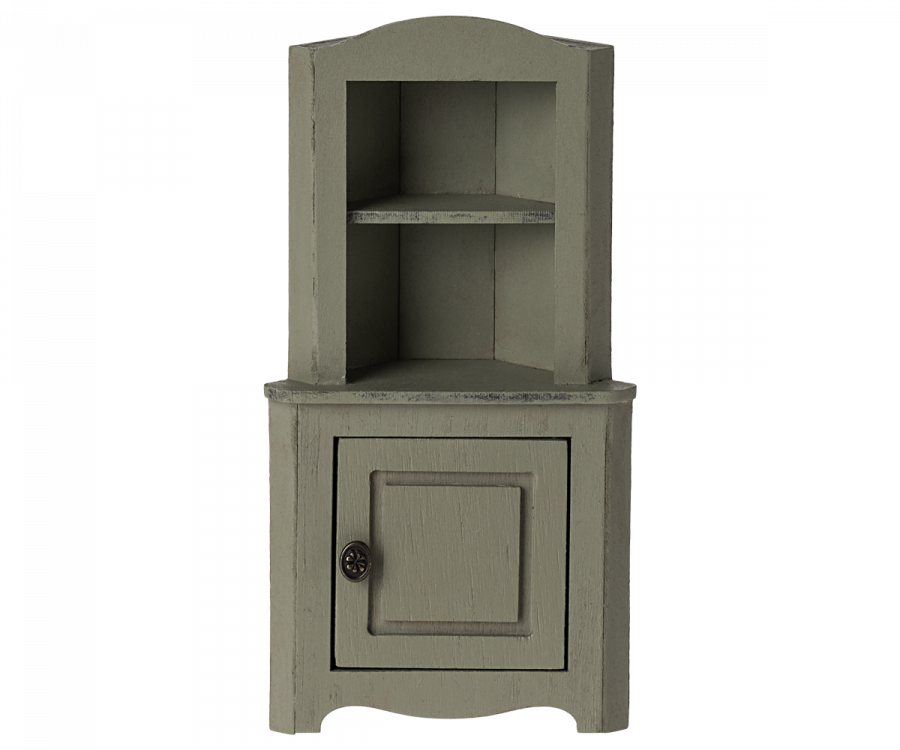 Maileg Corner Cabinet, Light Green