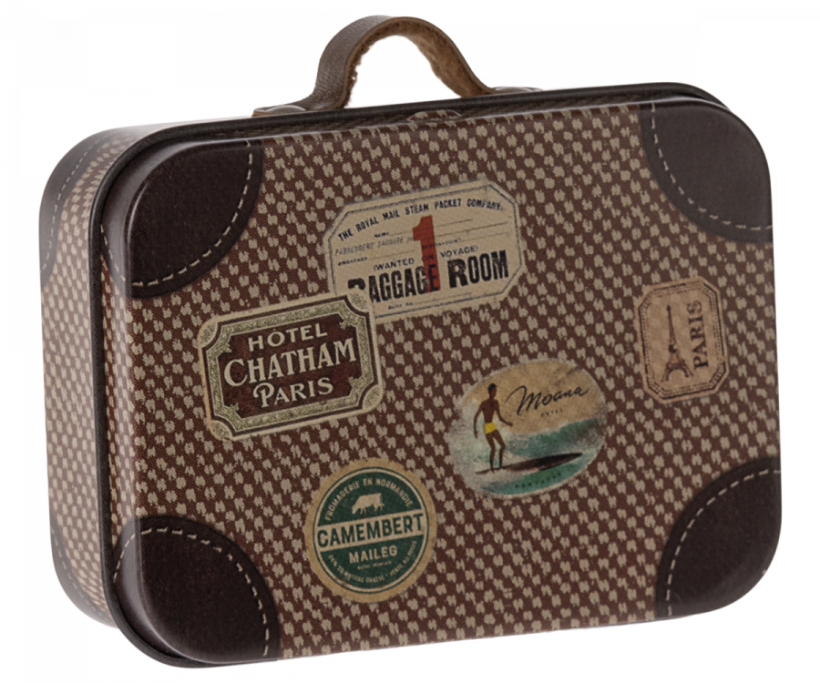 Maileg Small Metal Suitcase, Brown