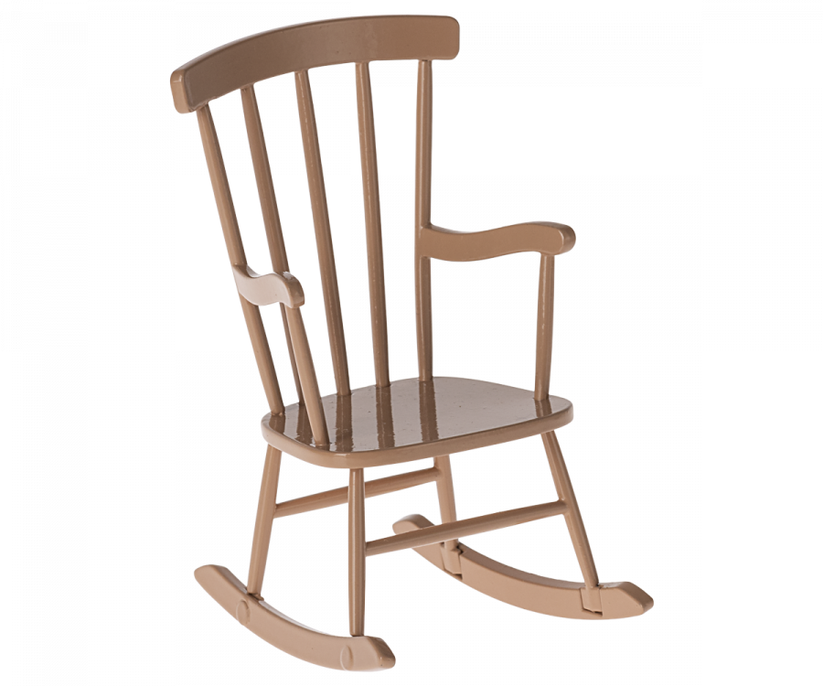 Maileg Rocking Chair for Mice, Dark Powder