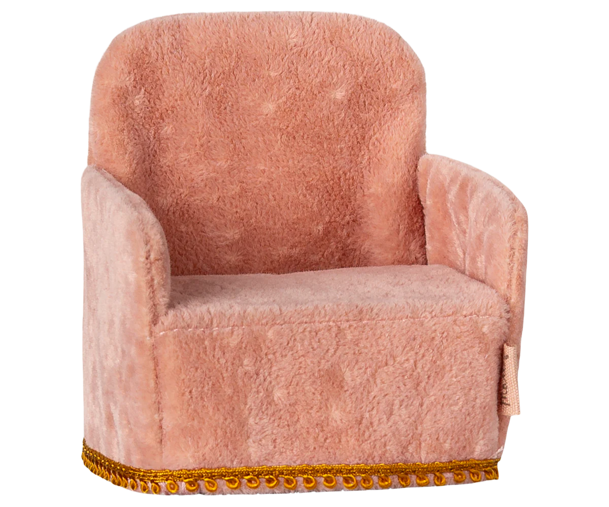 Maileg Armchair for Mouse, Rose