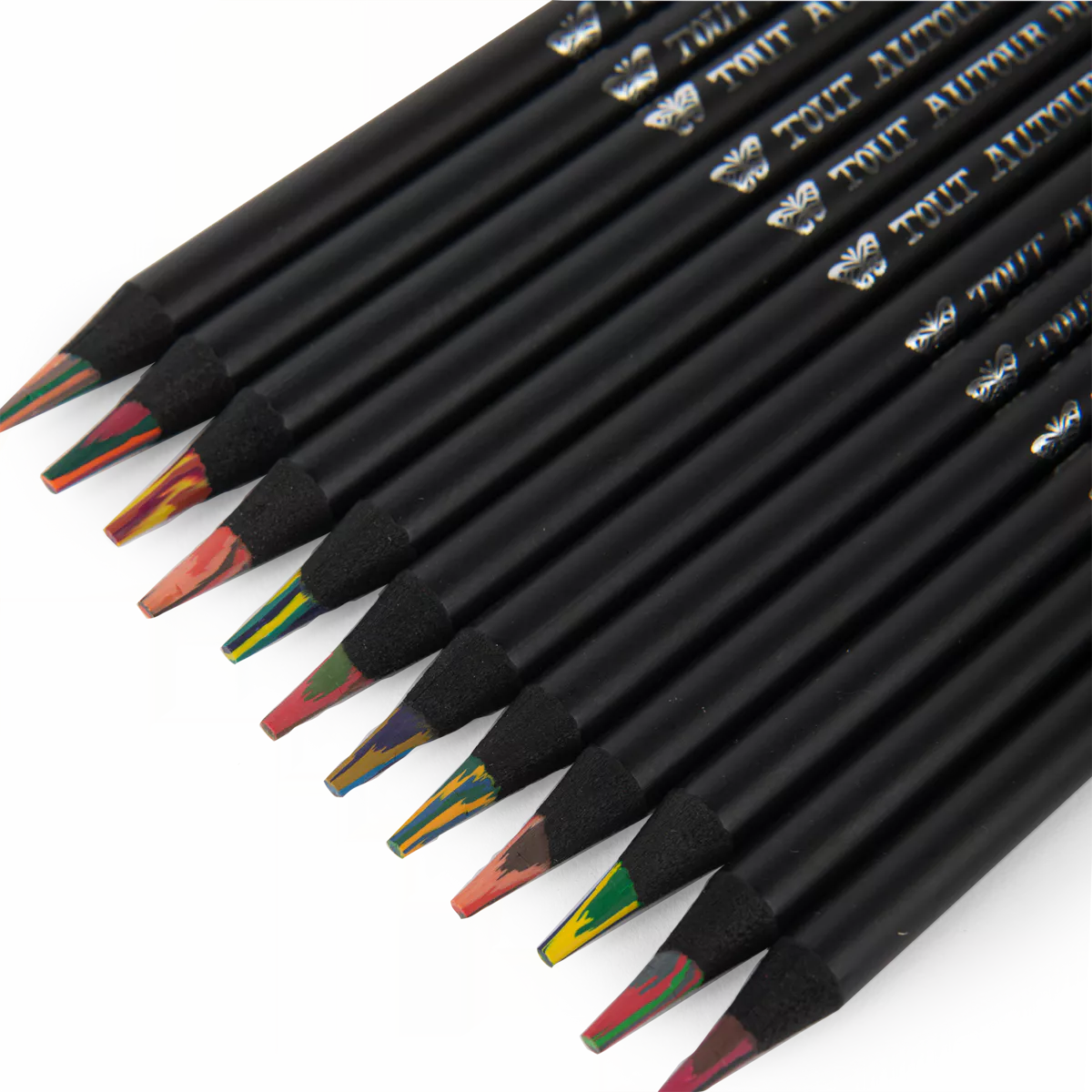 multi coloured colouring pencils moulin roty tout autour du monde