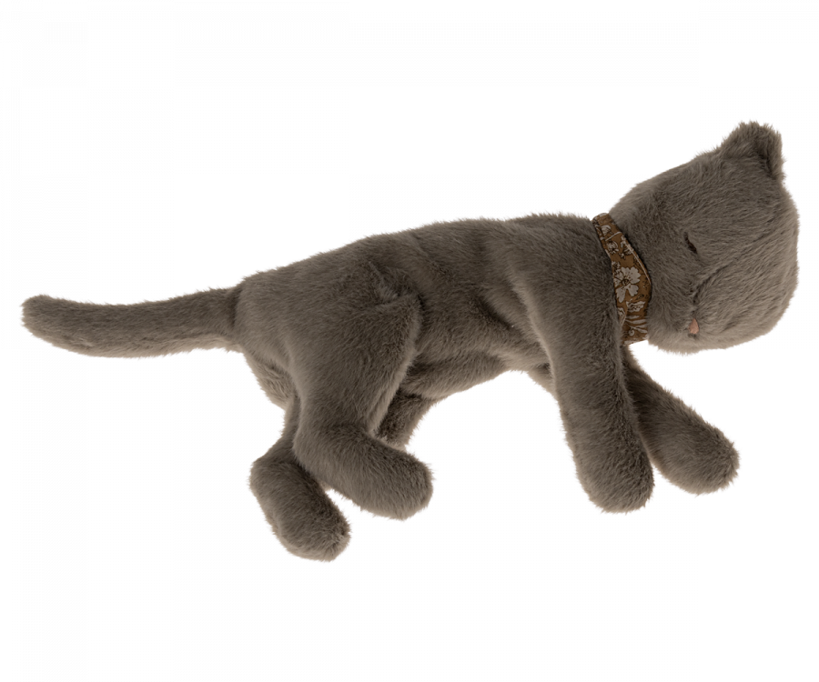 Maileg Kitten Plush Toy, Earth Grey
