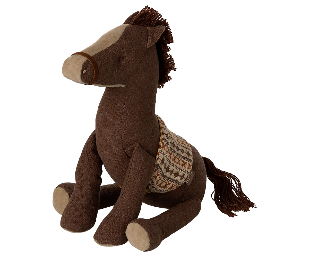 Maileg pony soft toy sitting