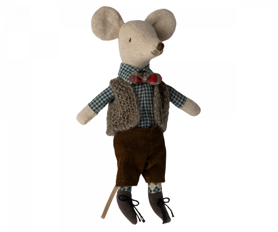 Maileg Vest, Pants and Bow Tie for Grandpa Mouse