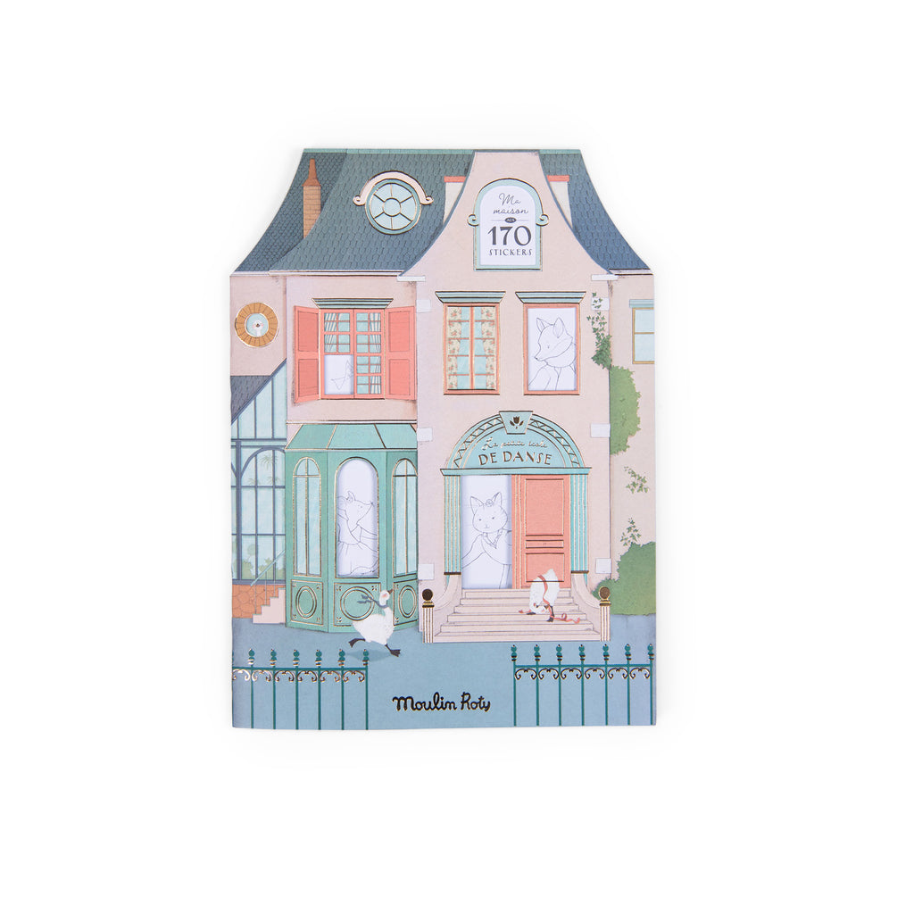 Moulin Roty Colouring book & stickers, La Petite Ecole de Danse