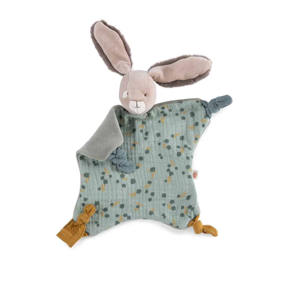 Moulin Roty Rabbit Comforter, Sage