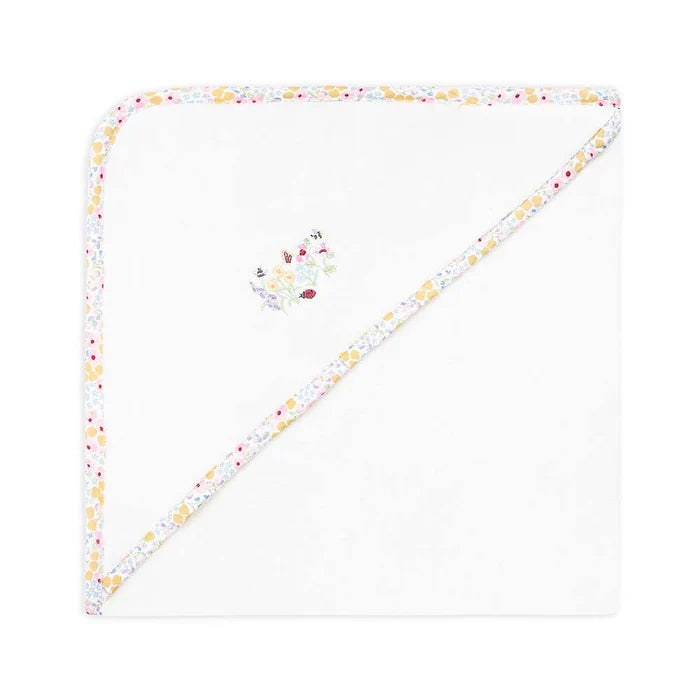 Avery Row Hooded Baby Towel Wildflower Garden