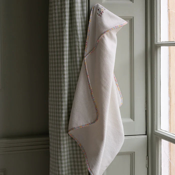 Avery Row Hooded Baby Towel Wildflower Garden