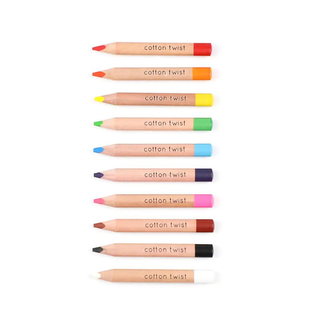 Cotton Twist Jumbo Watercolour Pencil Set, Bright Mix
