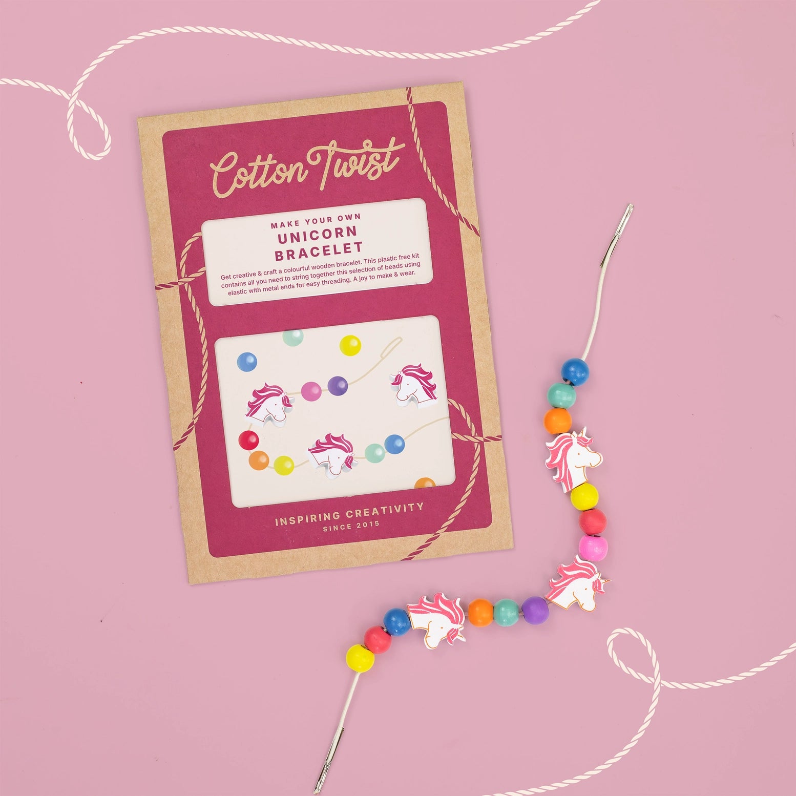Cotton Twist Make Your Own Unicorn Bracelet Kit