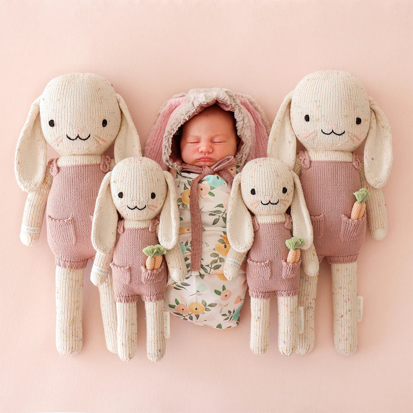 Cuddle & Kind Harper Bunny with baby