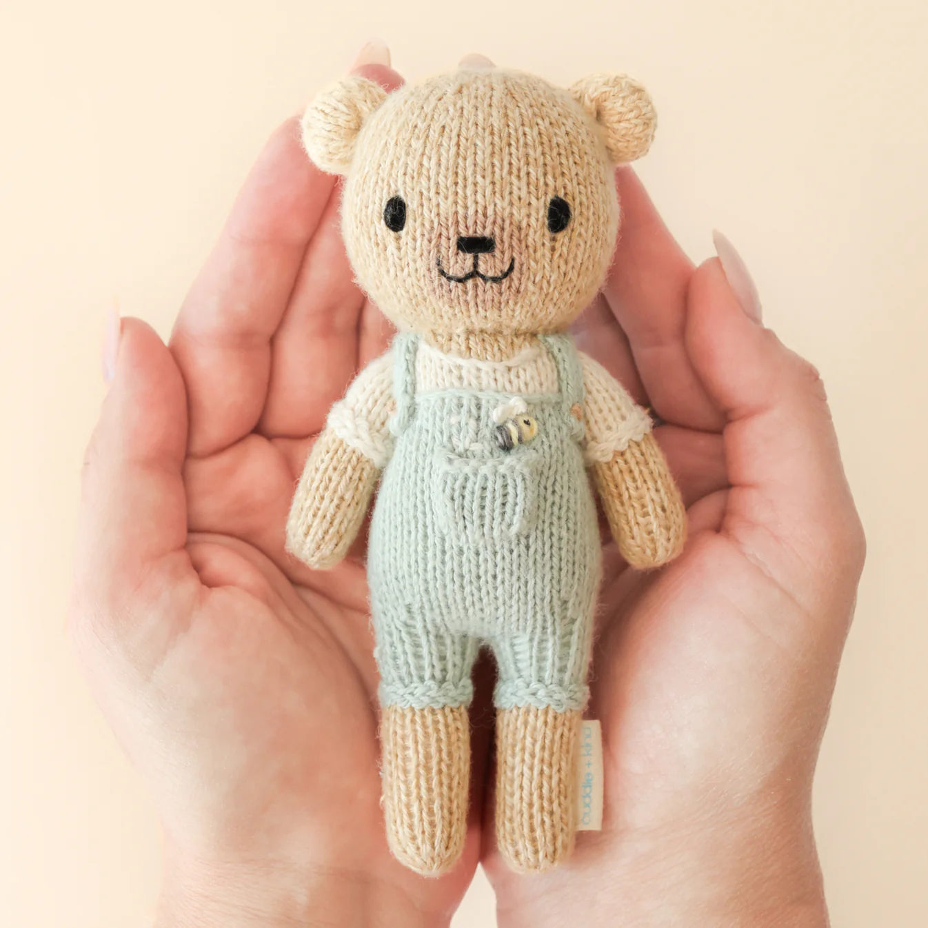 Cuddle and kind tiny charlie honey bear in a box