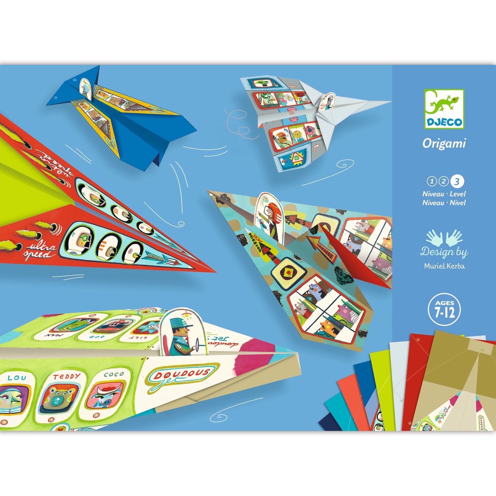 Djeco Origami Paper Plane Kit