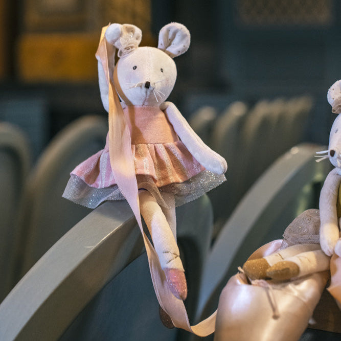 Moulin Roty ballerina mouse doll