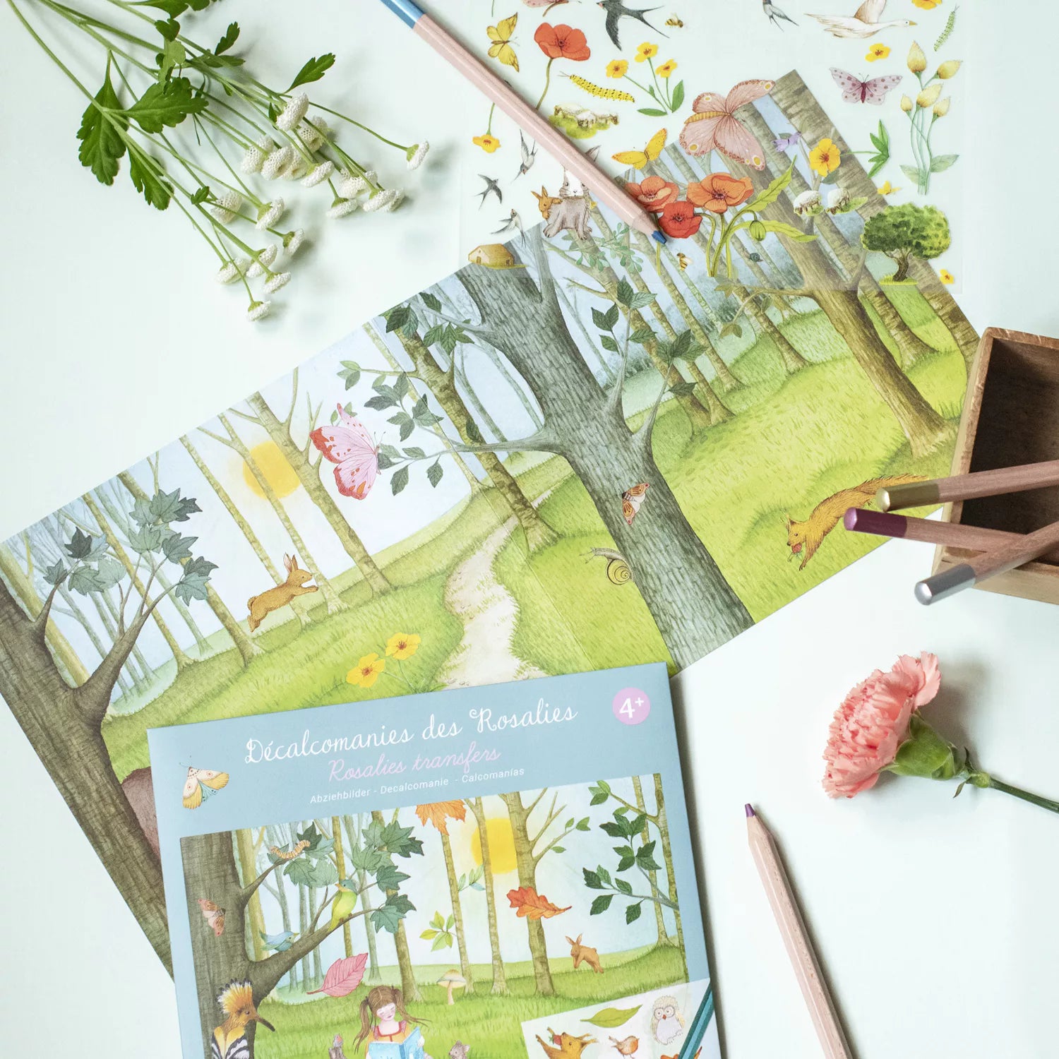 LEs rosalies moulin roty transfers stickers