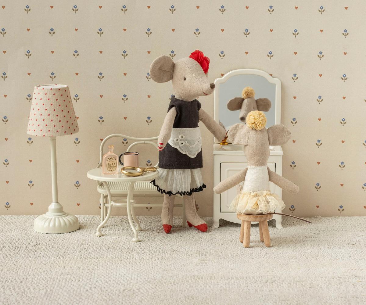 Maileg Ballerina Mouse, Little Sister - Off-white