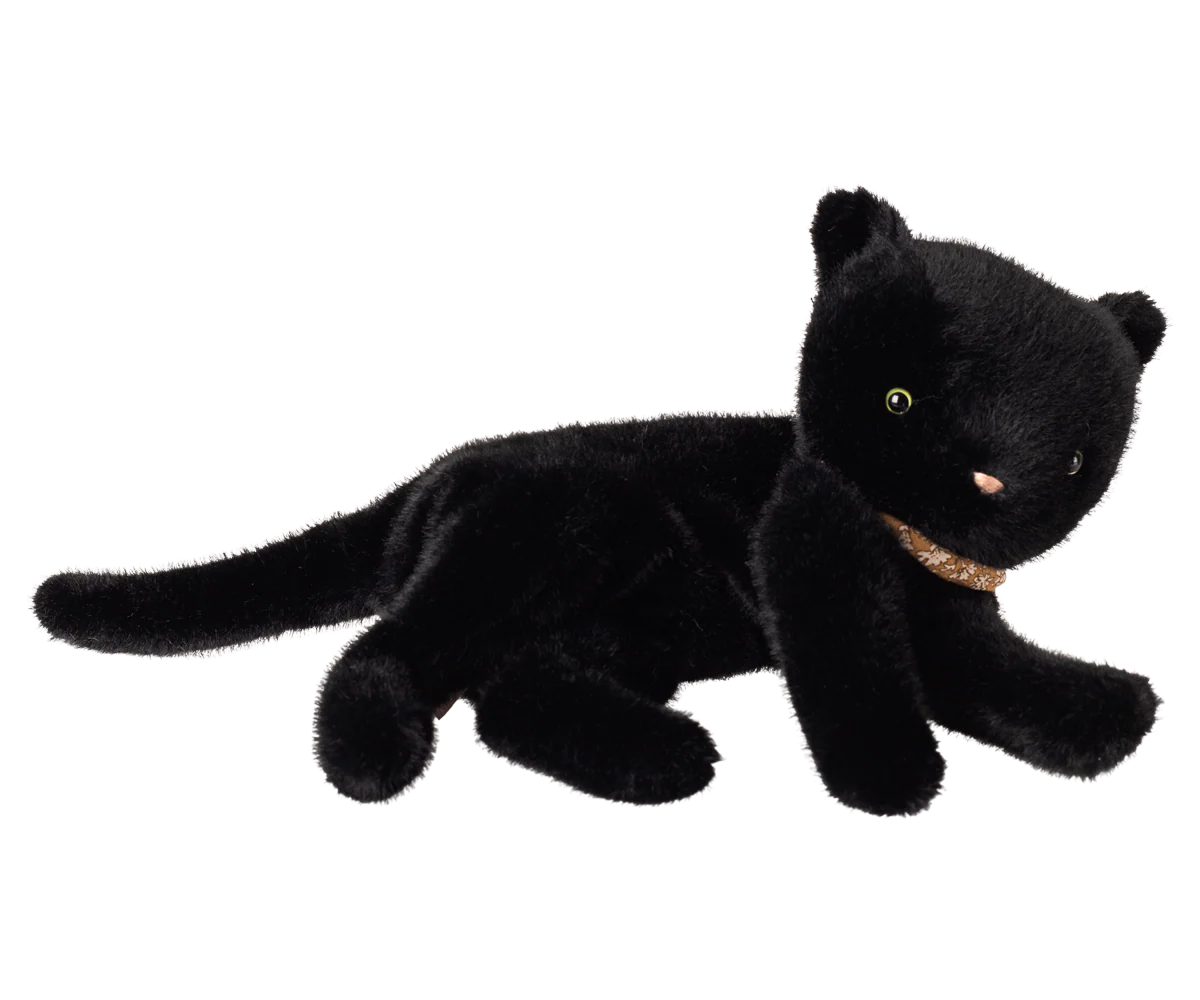 Maileg Sleeping kitten black