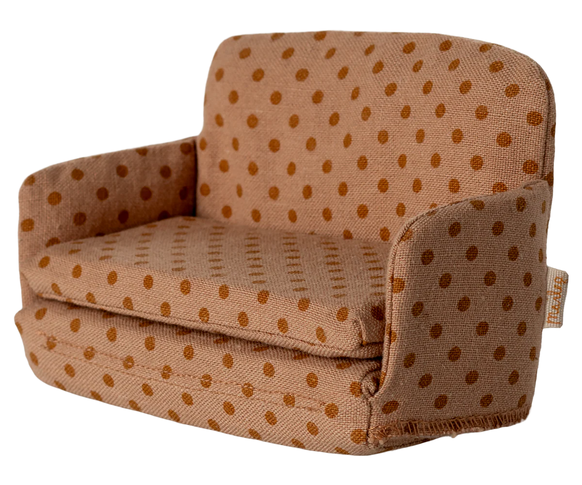 Maileg Sofa bed, Mouse - Dots