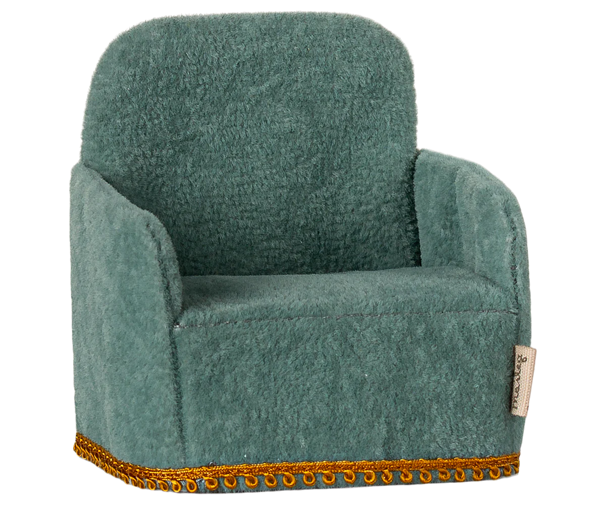 Maileg armchair blue