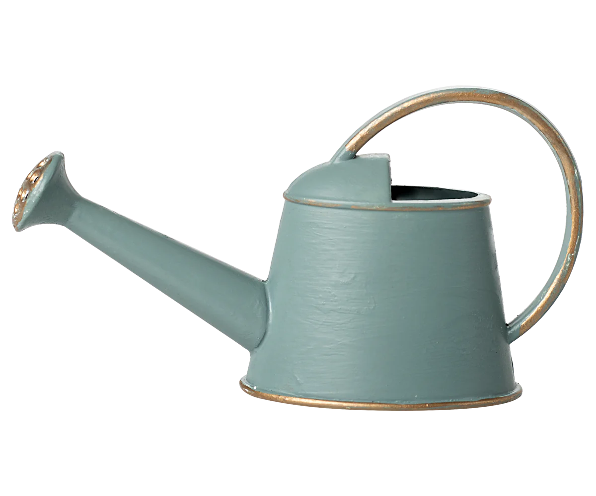 Maileg miniature watering can mint