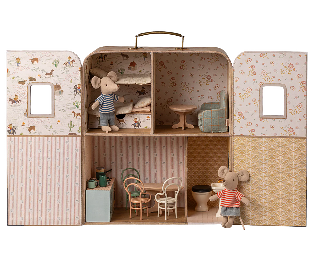 Maileg suitcasa dolls house for maileg mice