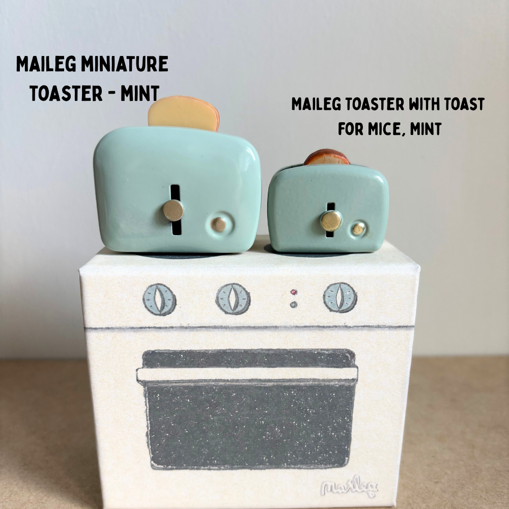 Maileg toasters side by side