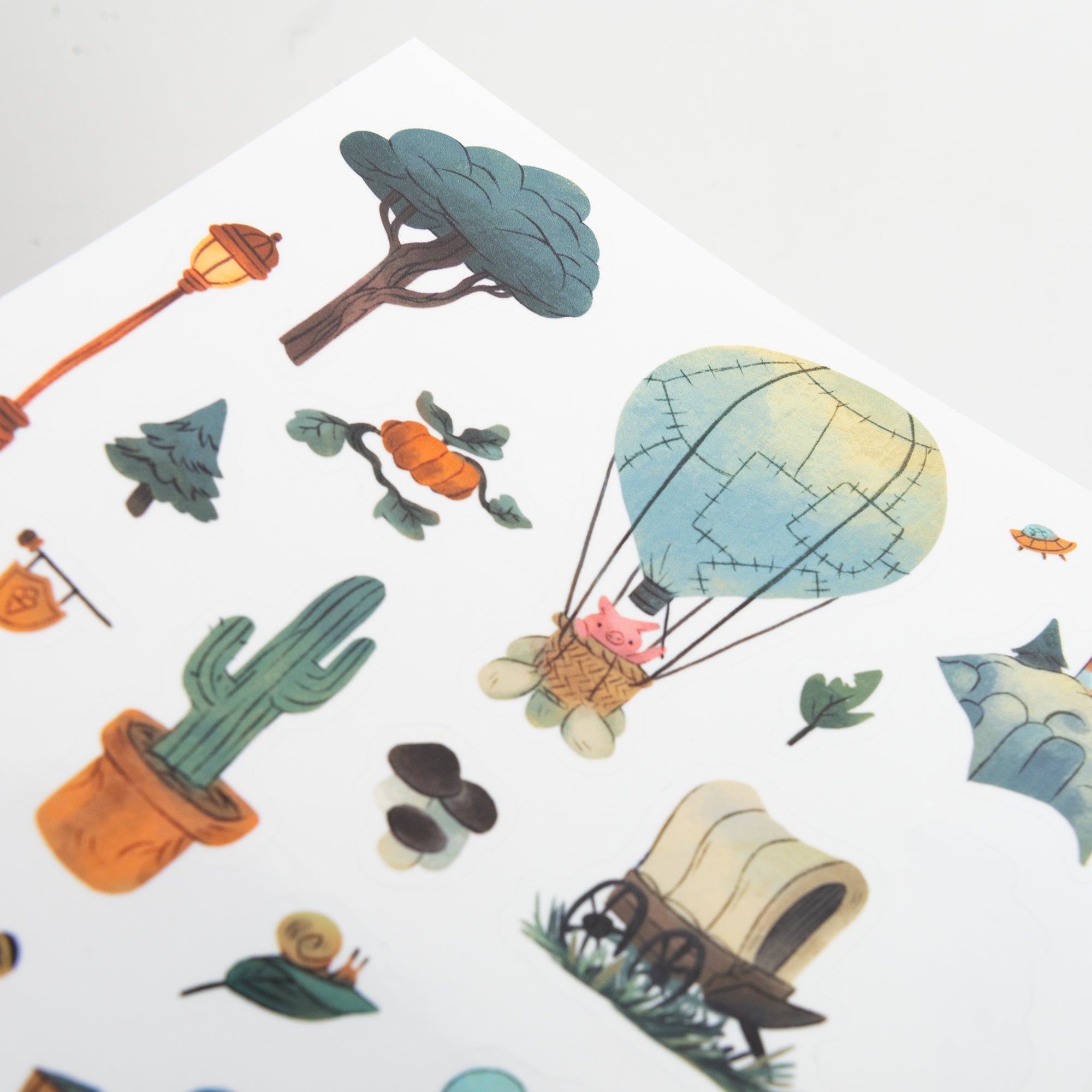 Moulin Roty Colouring book & stickers, La bande à Jojo