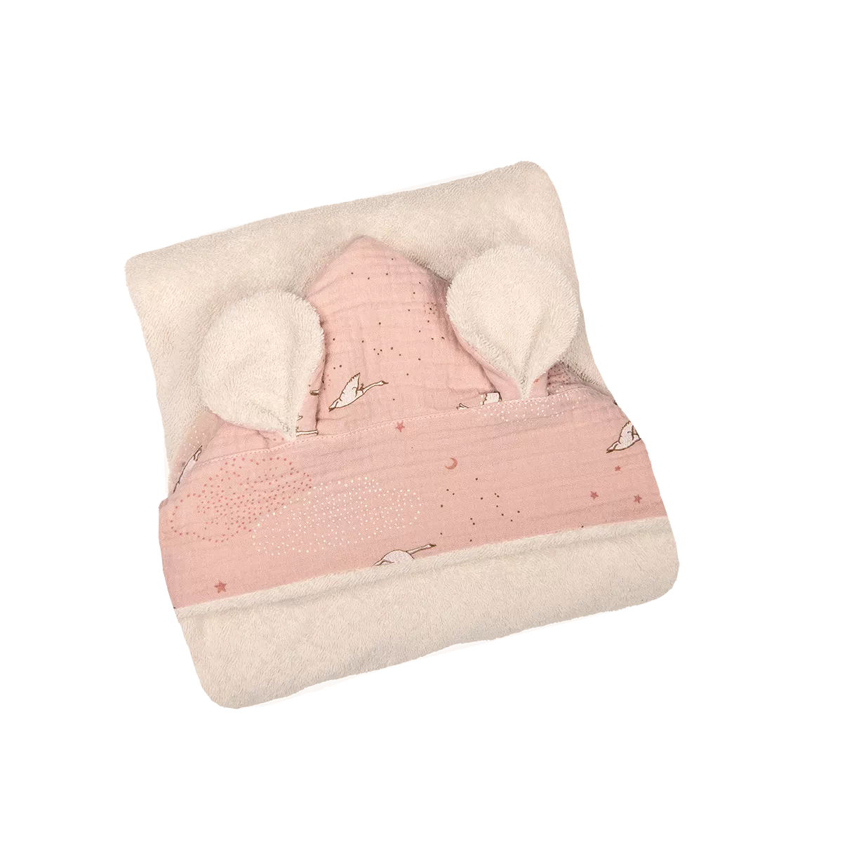 Moulin Roty Hooded Baby Bath Towel, La Petite Ecole de Danse