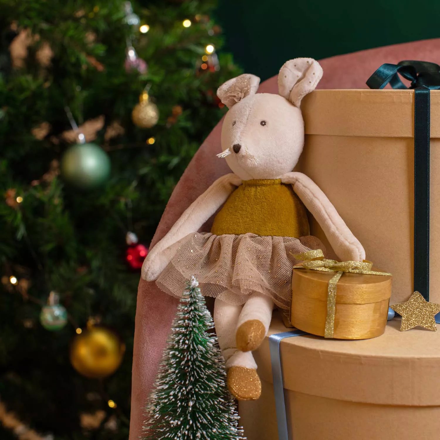 Moulin Roty Musical Ballerina Mouse, La Petite Ecole de Danse