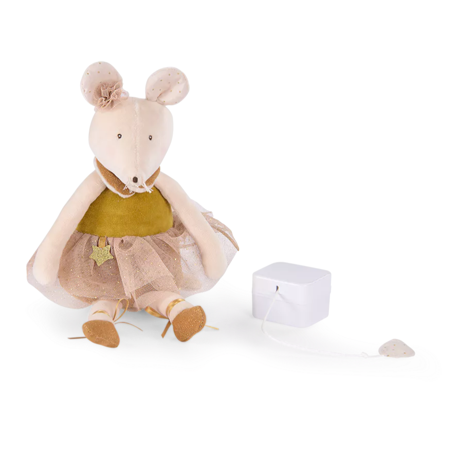 Moulin Roty Musical Ballerina Mouse, La Petite Ecole de Danse