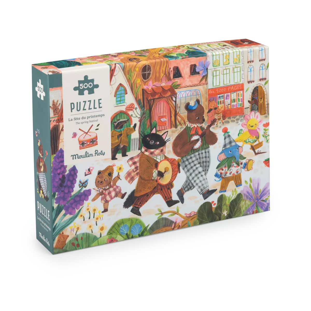 Moulin Roty 500 piece puzzle, Les Minouchkas