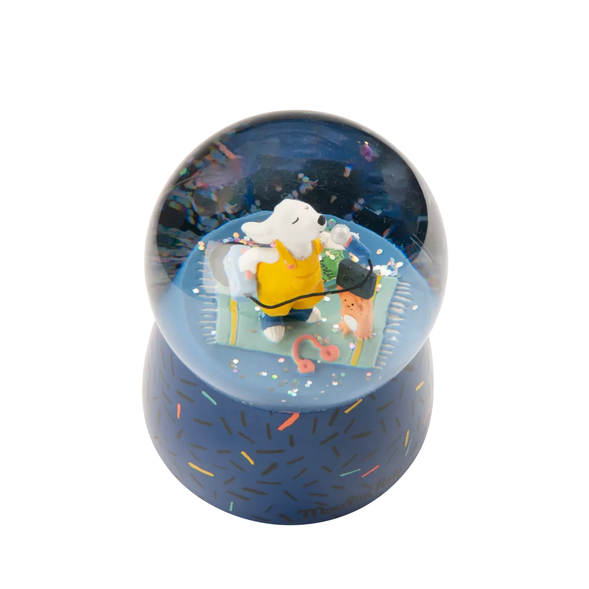 Puce & Pilou musical snowglobe