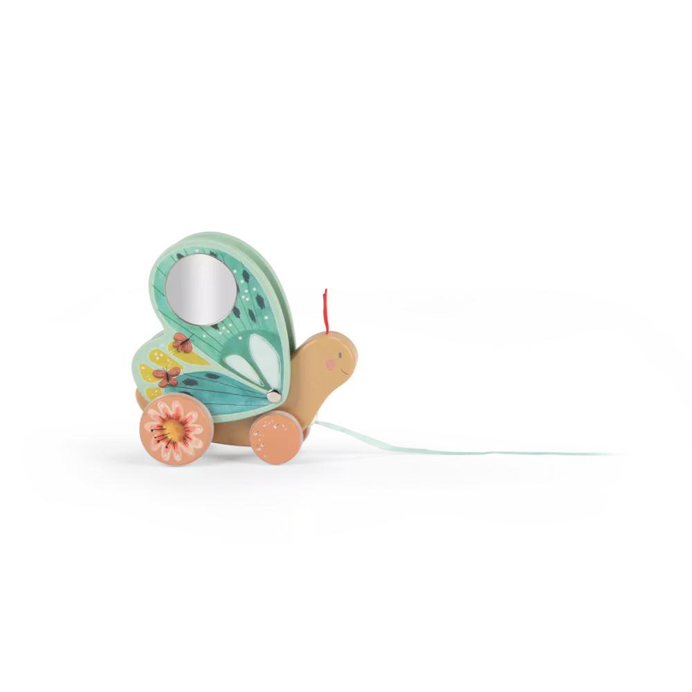 Pull-along Butterfly, Trois Petits Lapins by Moulin Roty