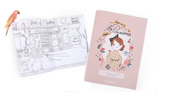 Moulin Roty Les Parisiennes colouring book
