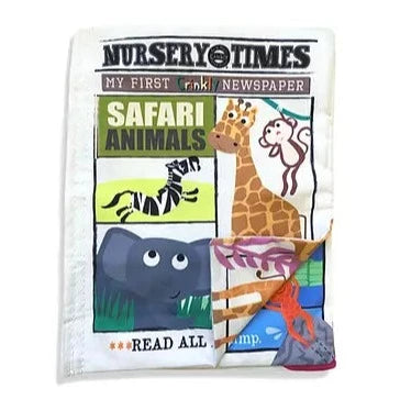 Crinkly Cloth Book - Safari Animals
