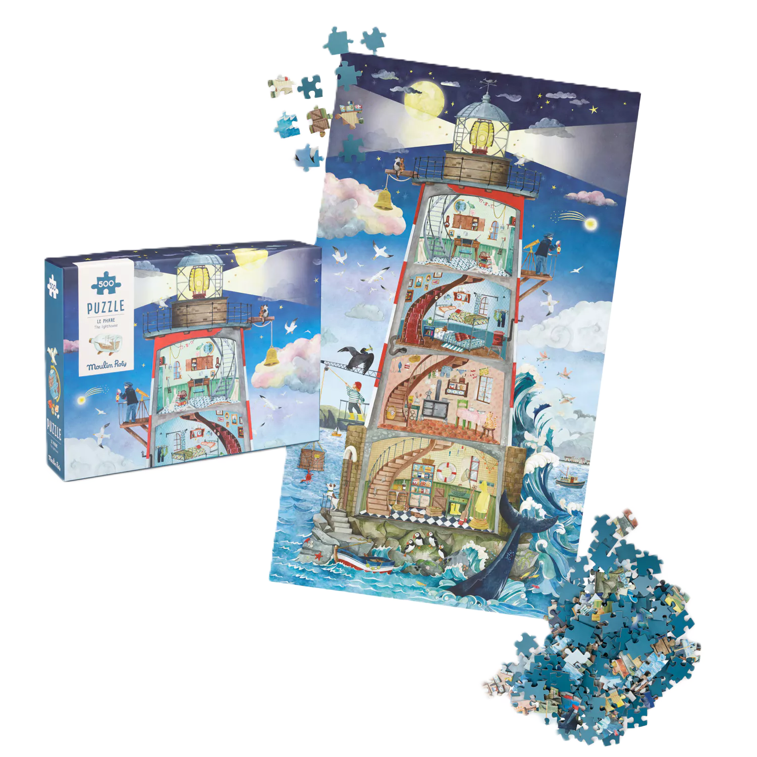 jigsaw puzzle of a lighthouse