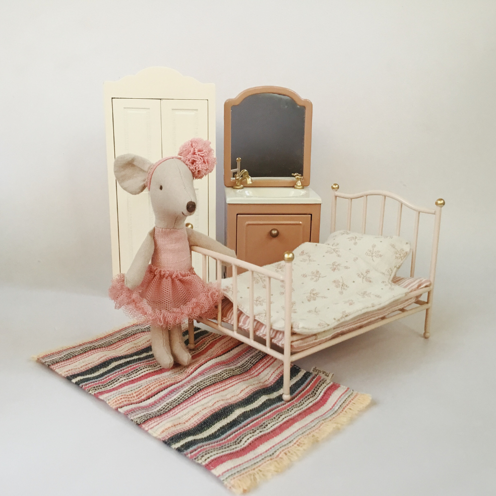 Maileg Ballerina Bedtime Play Set with Closet & Sink, Free Gift Wrapping
