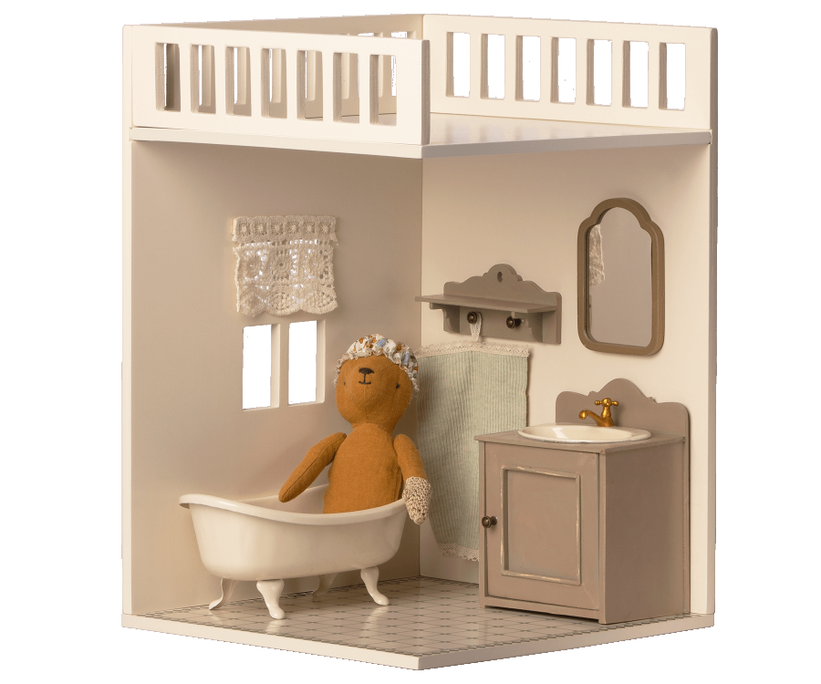 Maileg bathroom extra room for Maileg dolls house