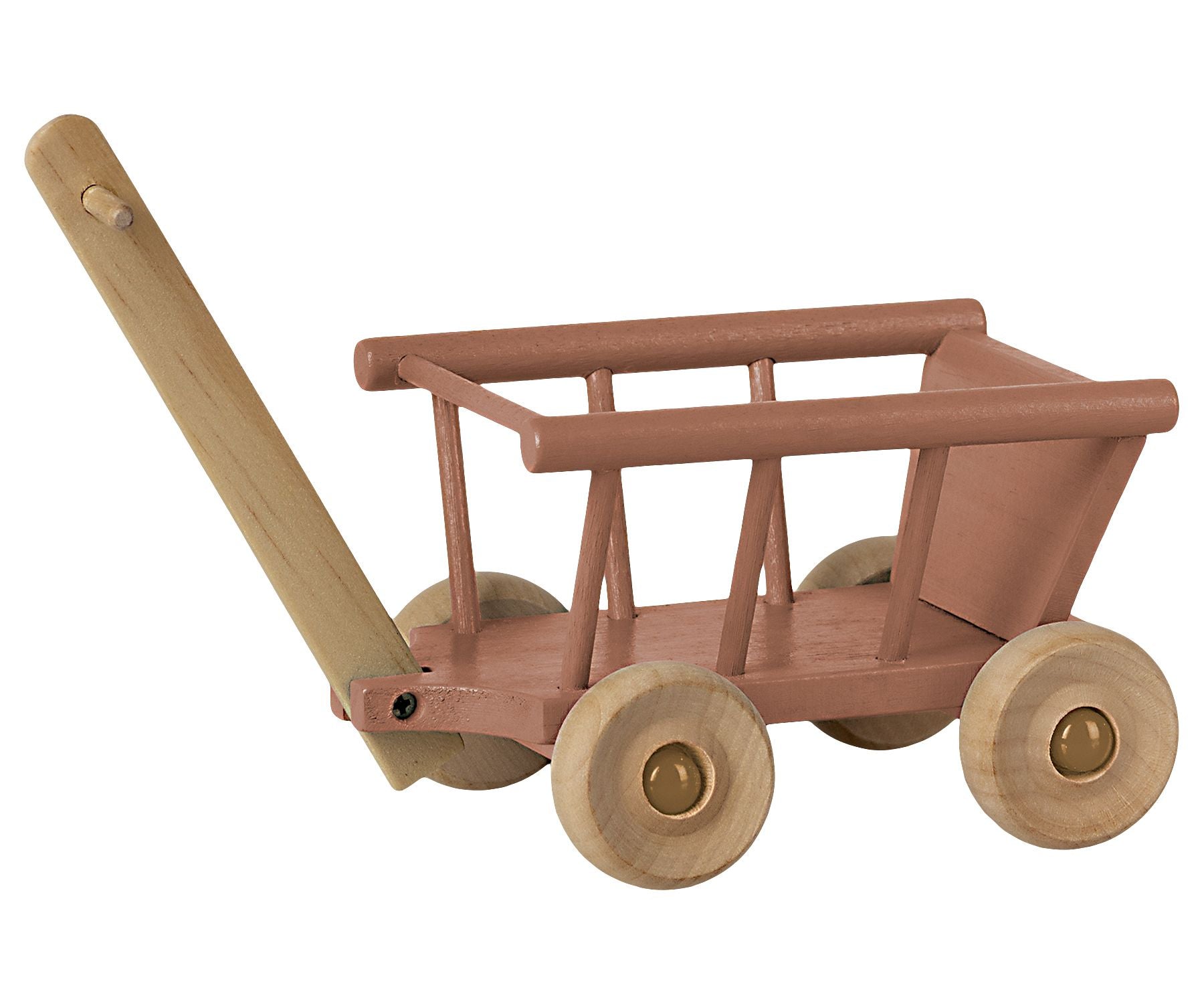 Maileg wooden wagon - dusky rose