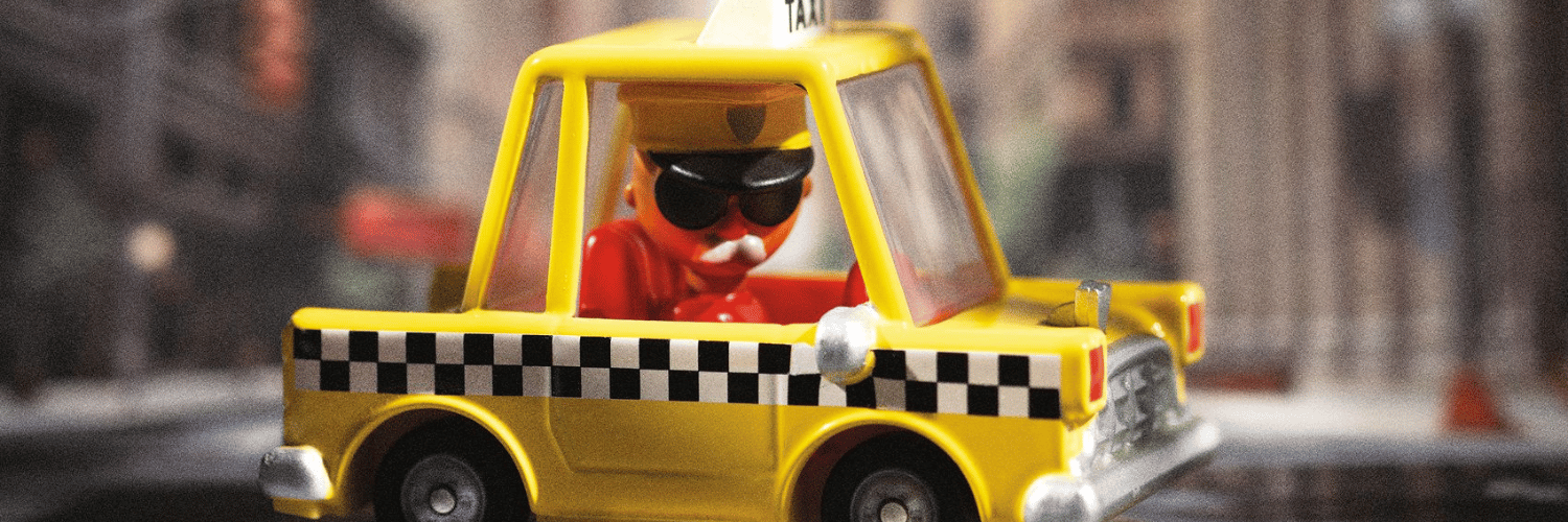 Djeco Crazy Motors Taxi Toy Car