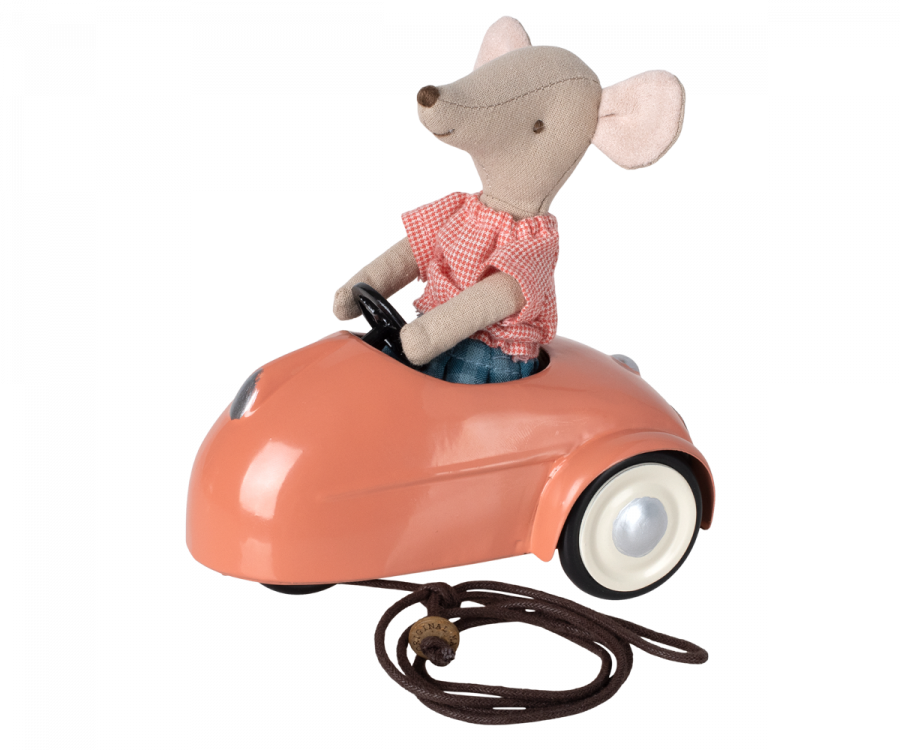 Maileg Mouse car - Coral