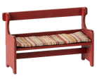 Maileg Bench for Mouse, Red