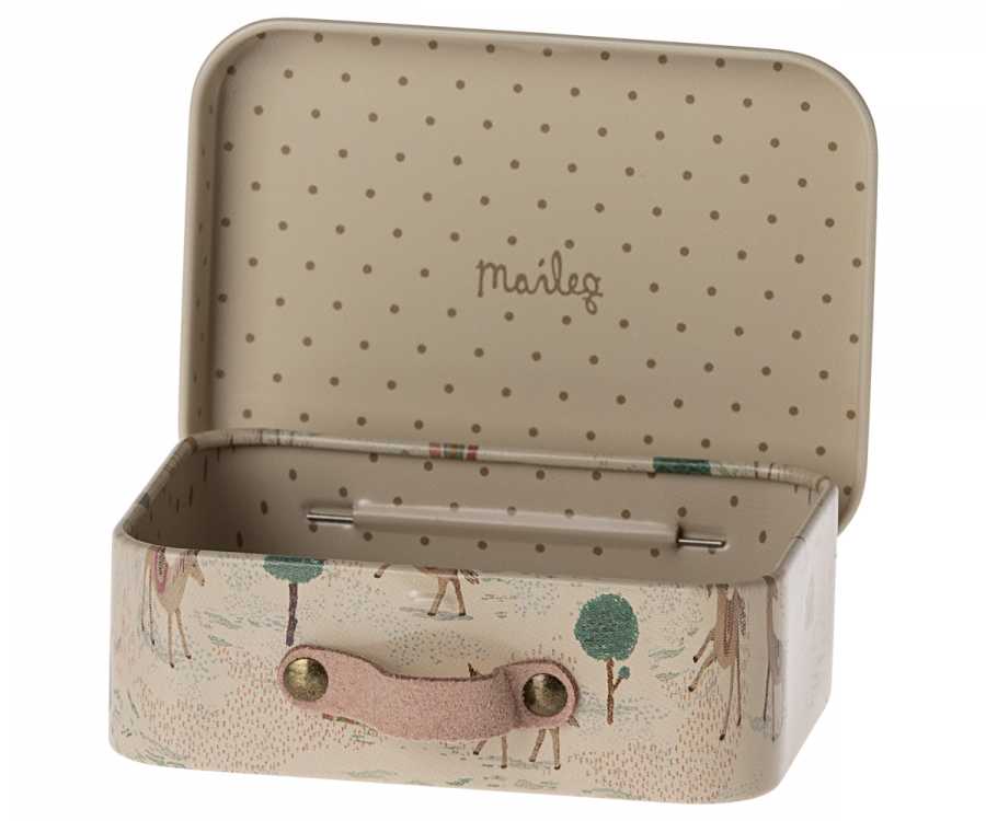 Maileg Small Metal Suitcase, Unicorns & Rainbows