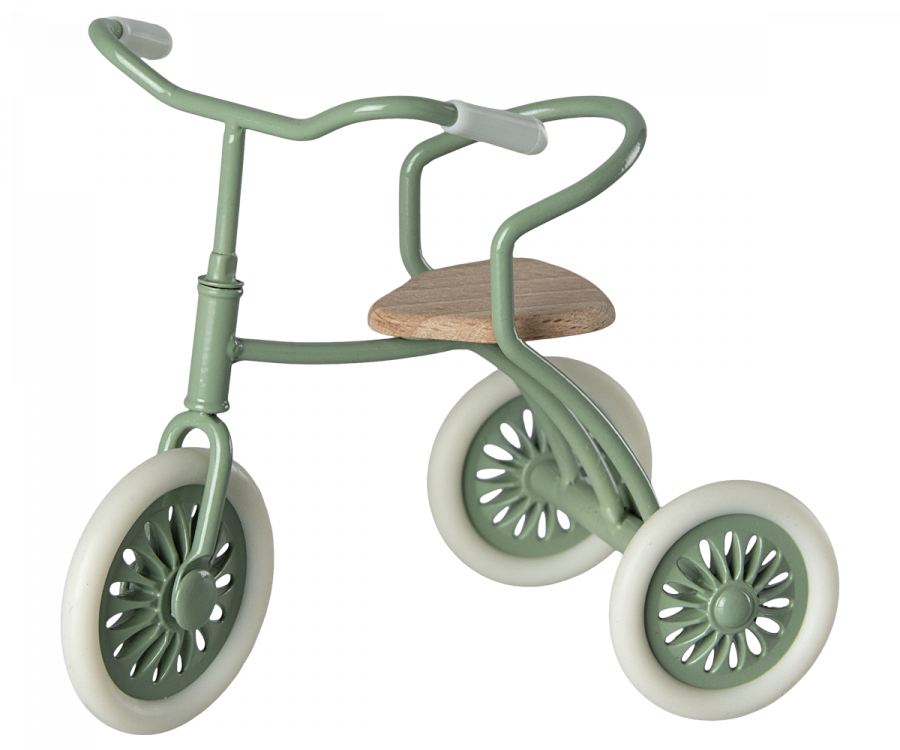 Maileg Tricycle and Garage Box, Green 