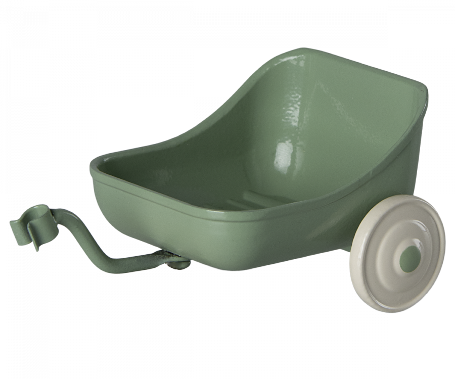 Maileg Tricycle Trailer, Green