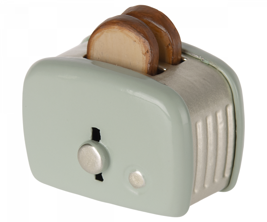 Maileg Toaster with Toast for Mice, Mint