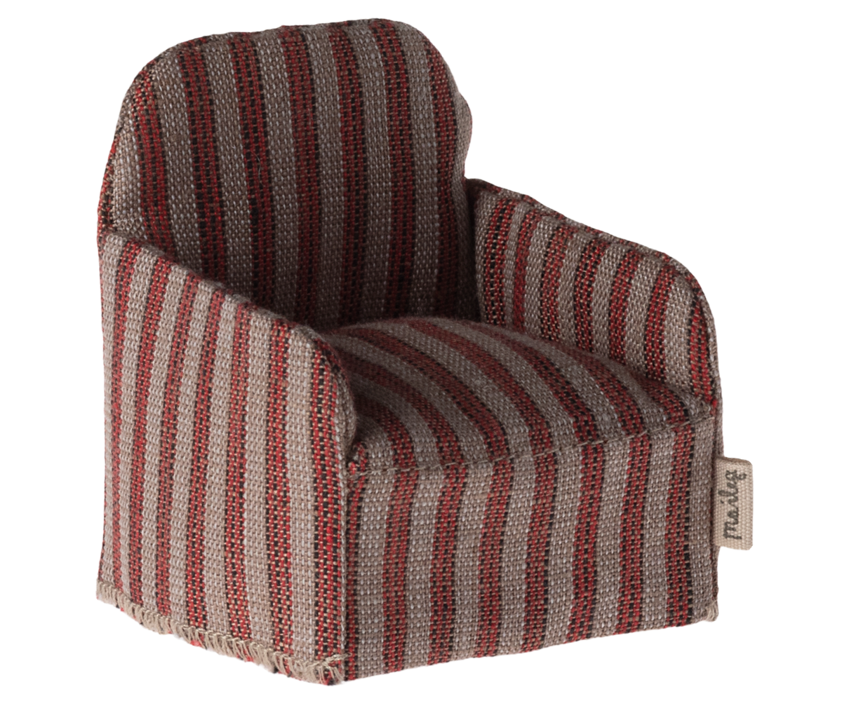 Maileg Armchair for Mouse, Stripe